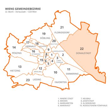 Immobilien in Donaustadt mieten oder kaufen - Angebote im 22. Bezirk